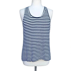 TRINA TURK Women’s Size M Black White Striped Tank Top